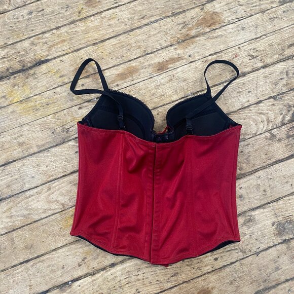 Y2K Red and Black Corset Top - Picture 8 of 8